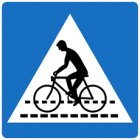 Radfahrerüberfahrt