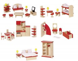 Puppenhaus Möbel 5er Set basic
