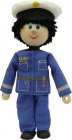 Polizist, Biegepuppe 20 cm