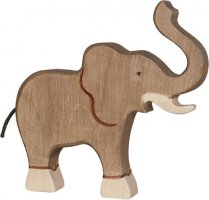 Elefant, Rüssel hoch