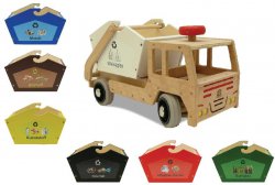 Muldenkipper Müll-Set groß mit 7 Mulden