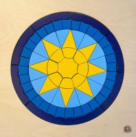 Mandala Stern am Himmel