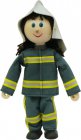 Feuerwehrfrau, Biegepuppe 20 cm
