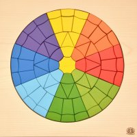 Regenbogenmandala Stern