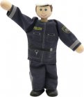 Uniformpolizist neu - kleine Biegepuppe