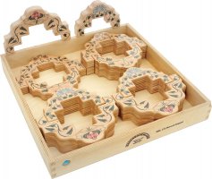 Barock-Kuppel 16 Elemente in der Holzkiste