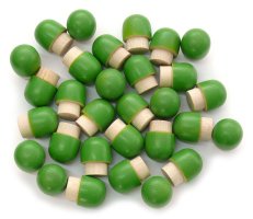 Mosaikknöpfe 36 Stk (verschiedene Farben)