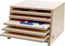 Puzzle Turm breit für 6 Puzzles leer im Set