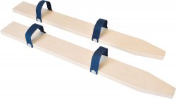 Rasenski aus Buchenholz für 2 Kinder