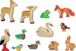 Blockheide Tiere Set 12 Stk.