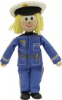 Polizistin, Biegepuppe 20 cm