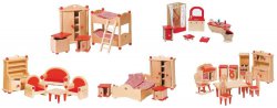 Puppenhaus Möbel 5er Set