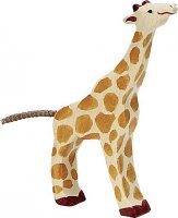 Giraffe, klein fressend